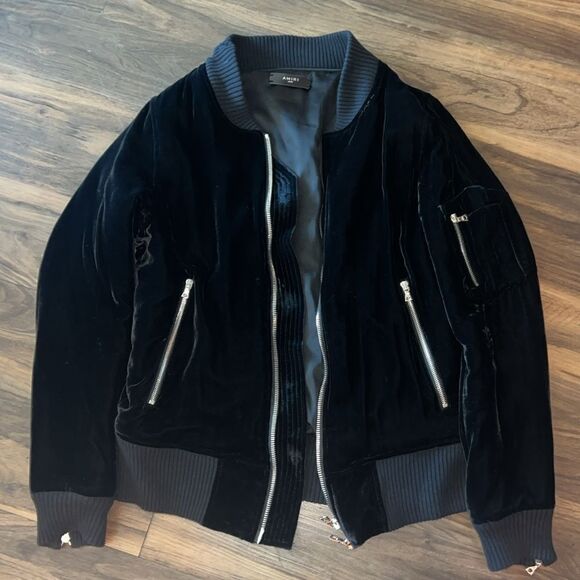 Amiri velour bomber jacket - Picture 4 of 16